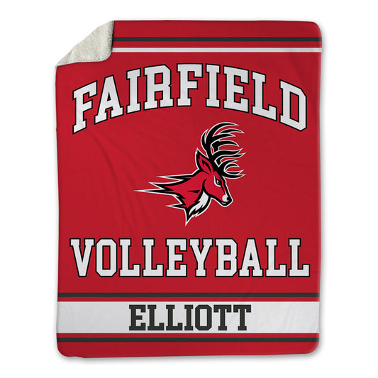 Fairfield - NCAA Women's Volleyball : Allie Elliott - Blanket-0