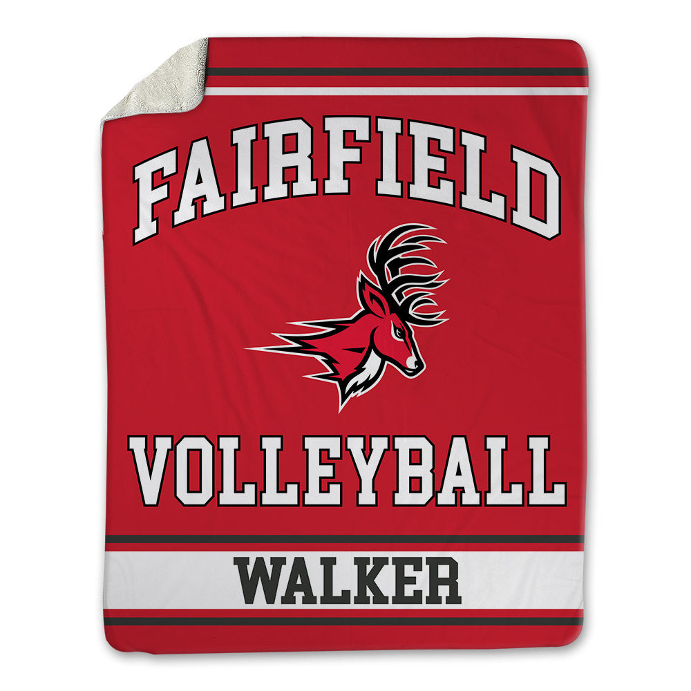 Fairfield - NCAA Women's Volleyball : Maya Walker - Blanket-0