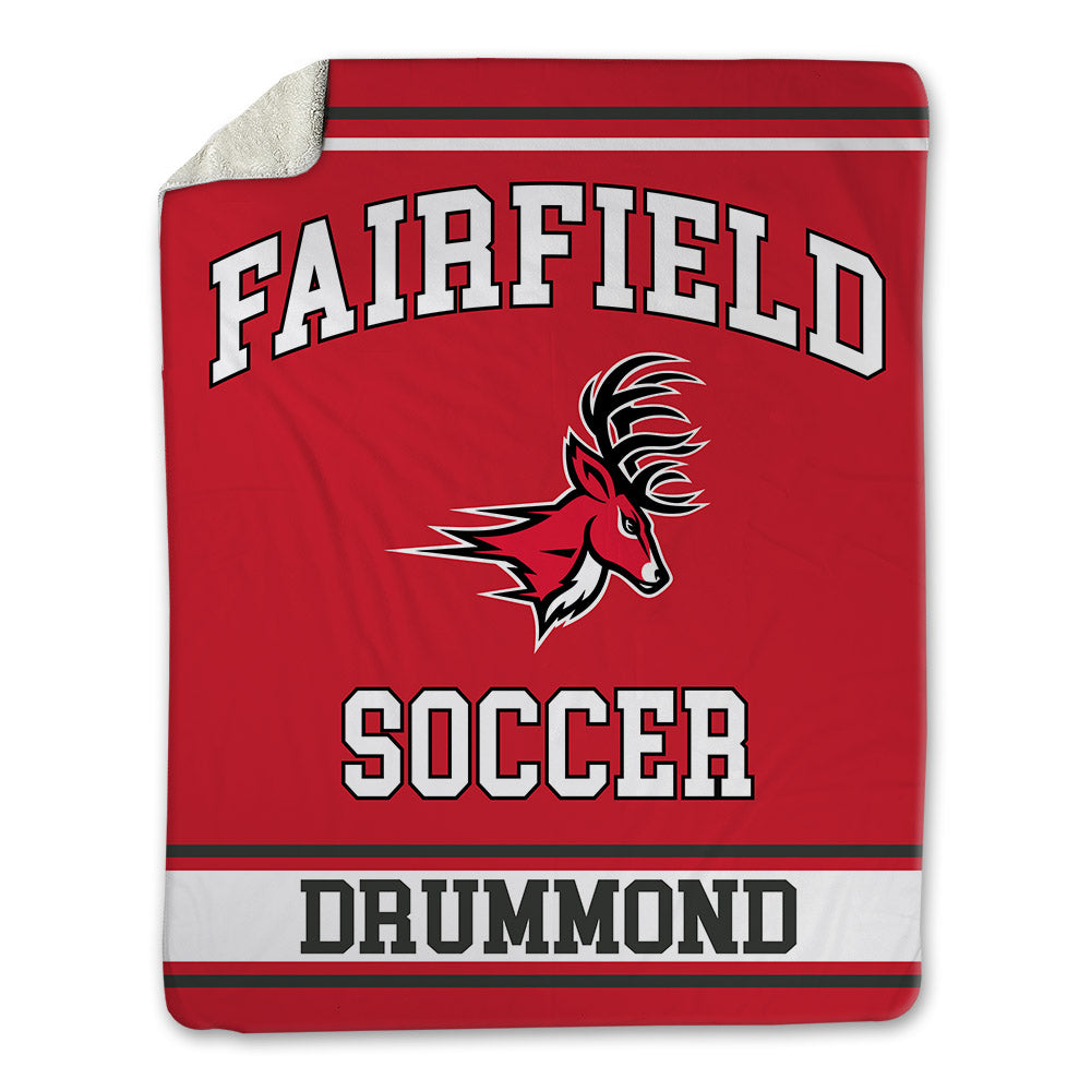 Fairfield - NCAA Men's Soccer : Owen Drummond - Blanket-0