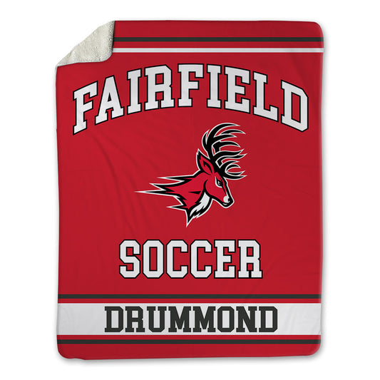 Fairfield - NCAA Men's Soccer : Owen Drummond - Blanket-0