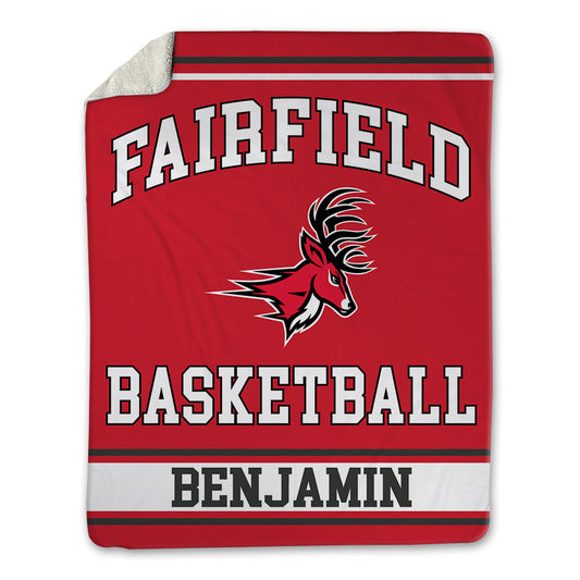 Fairfield - NCAA Men's Basketball : Brandon Benjamin - Blanket-0