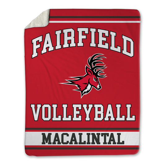 Fairfield - NCAA Women's Volleyball : Nicole Macalintal - Blanket-0
