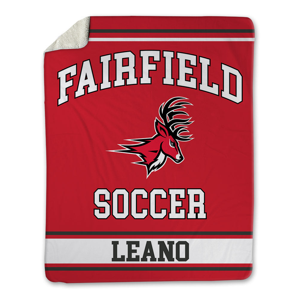 Fairfield - NCAA Men's Soccer : Juan Pablo Leano - Blanket-0