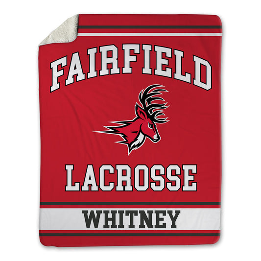 Fairfield - NCAA Men's Lacrosse : Landon Whitney - Blanket-0