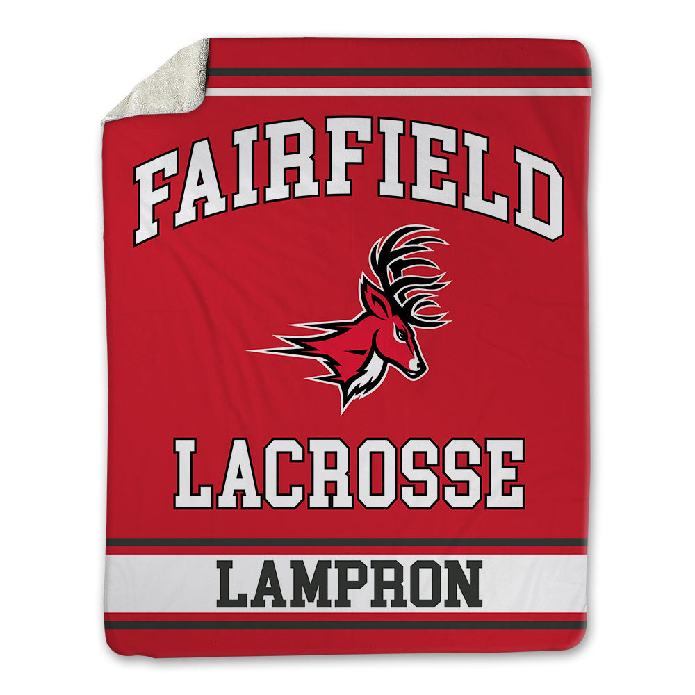 Fairfield - NCAA Men's Lacrosse : Devin Lampron - Blanket-0