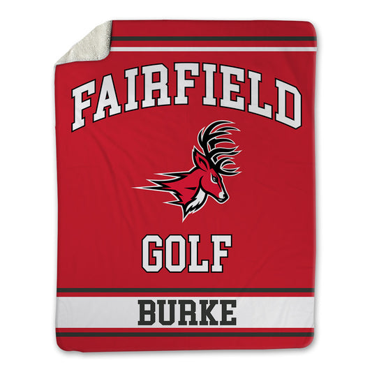 Fairfield - NCAA Men's Golf : Tadgh Burke - Blanket-0
