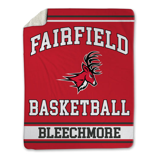 Fairfield - NCAA Men's Basketball : Louis Bleechmore - Blanket-0