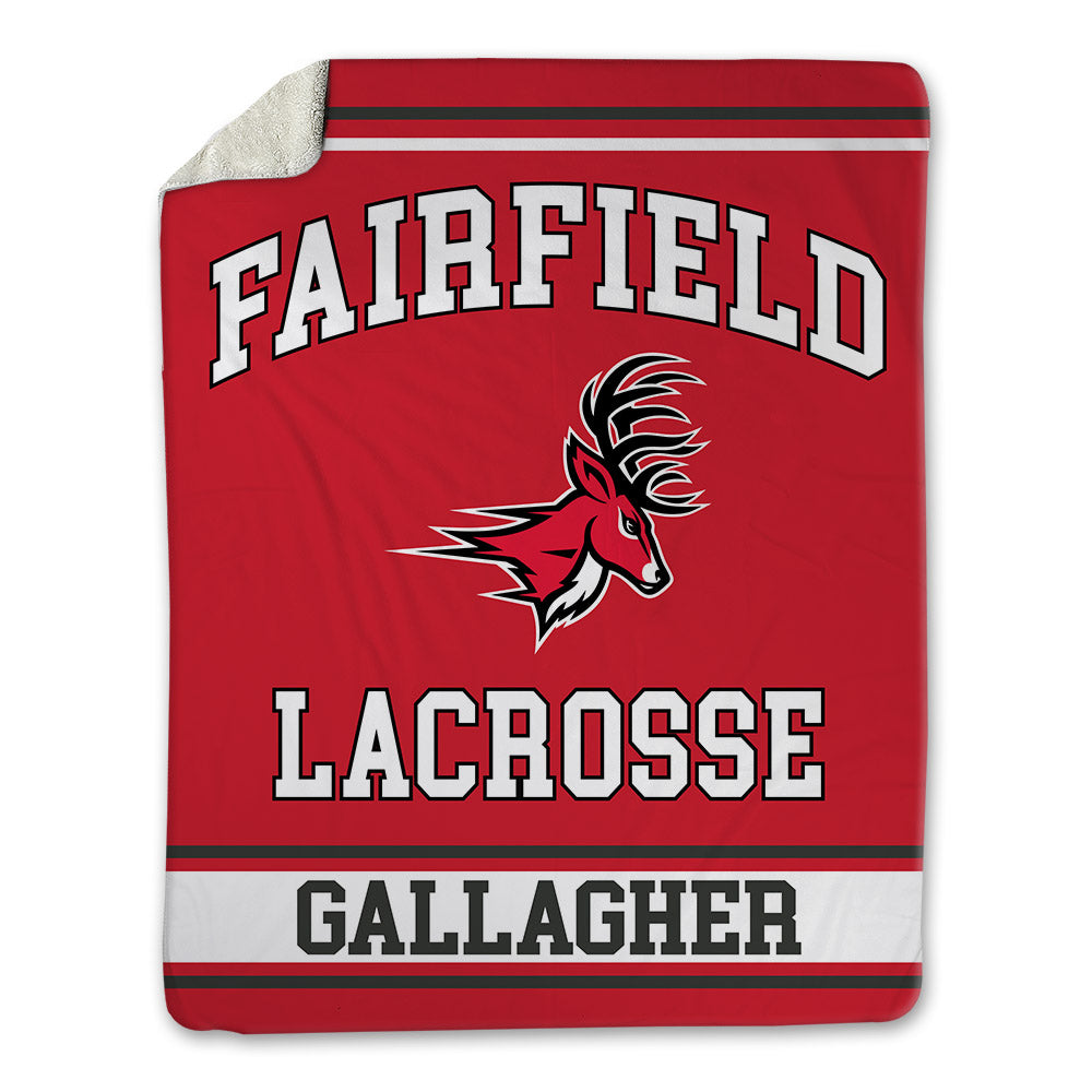 Fairfield - NCAA Men's Lacrosse : Brendan Gallagher - Blanket-0