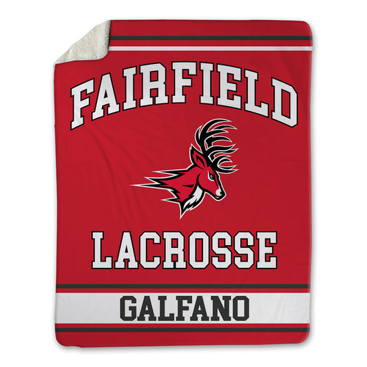 Fairfield - NCAA Men's Lacrosse : Jaden Galfano - Blanket-0