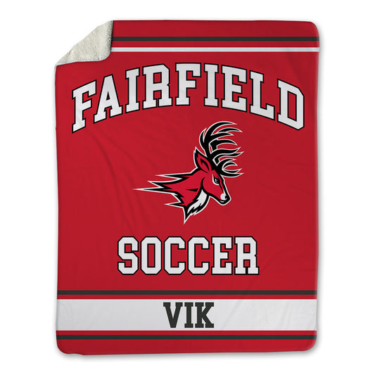 Fairfield - NCAA Men's Soccer : Audun Engen Vik - Blanket-0