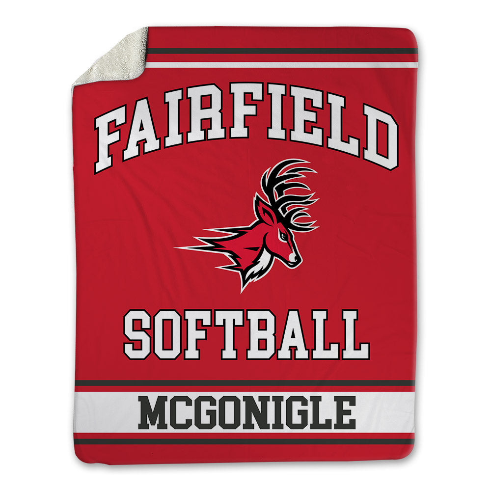 Fairfield - NCAA Softball : Quinn Mcgonigle - Blanket-0