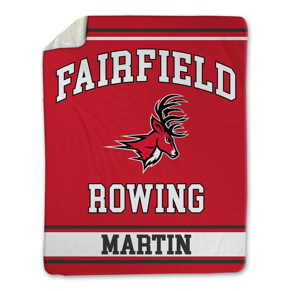 Fairfield - NCAA Women's Rowing : Cackie Martin - Blanket-0