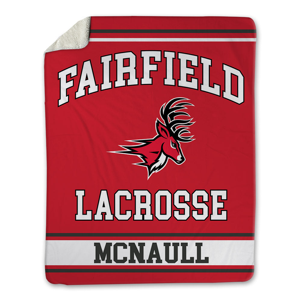 Fairfield - NCAA Men's Lacrosse : Caleb McNaull - Blanket-0