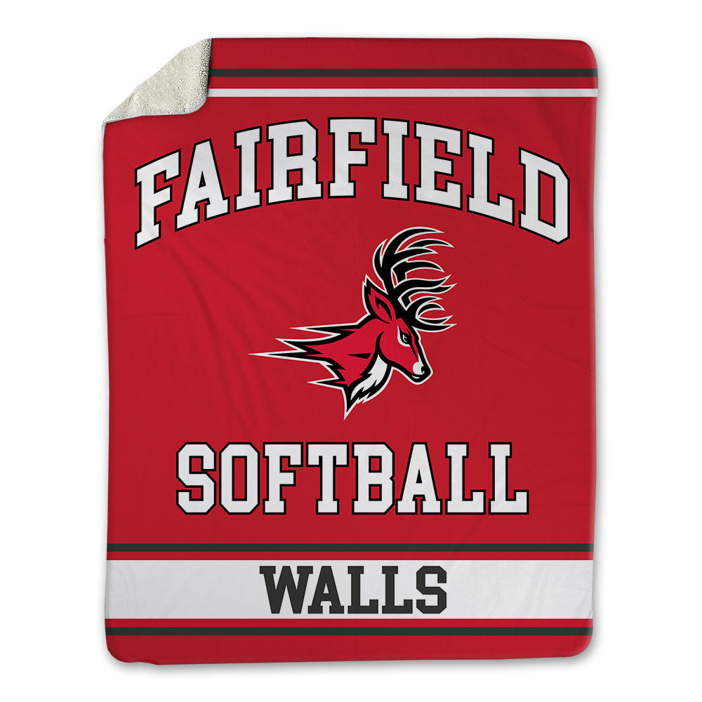 Fairfield - NCAA Softball : Caroline Walls - Blanket-0