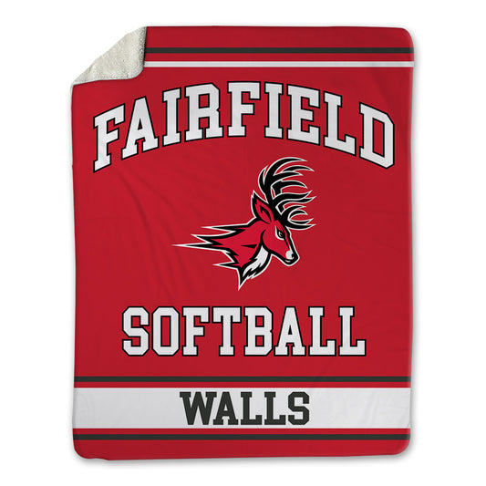 Fairfield - NCAA Softball : Caroline Walls - Blanket-0