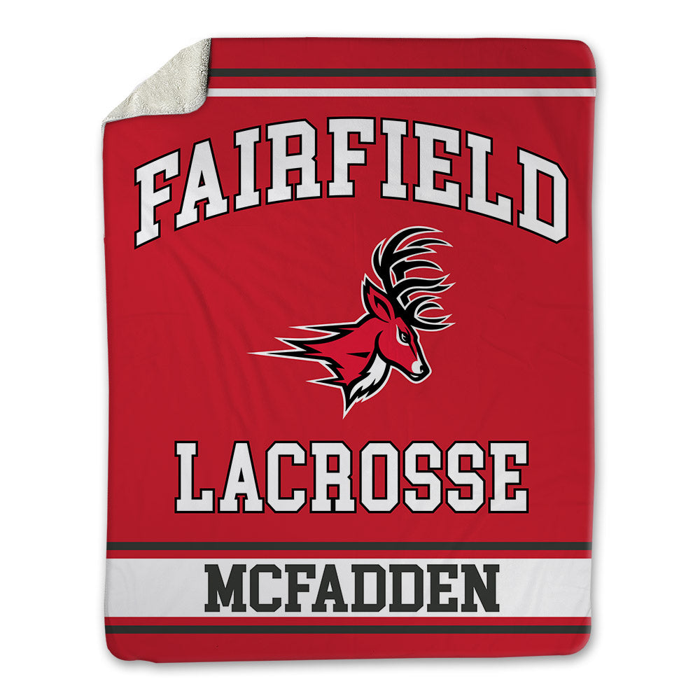 Fairfield - NCAA Men's Lacrosse : Charlie McFadden - Blanket-0