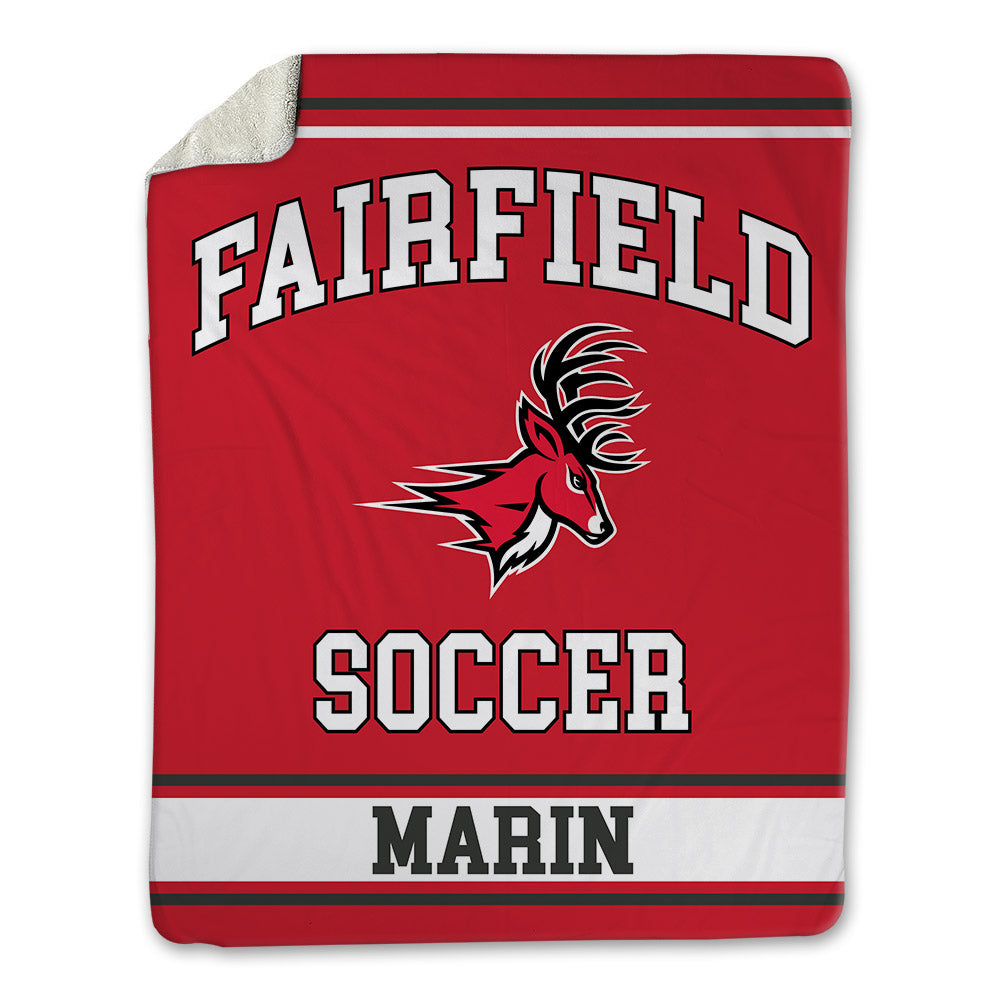Fairfield - NCAA Men's Soccer : Alex Marin - Blanket-0