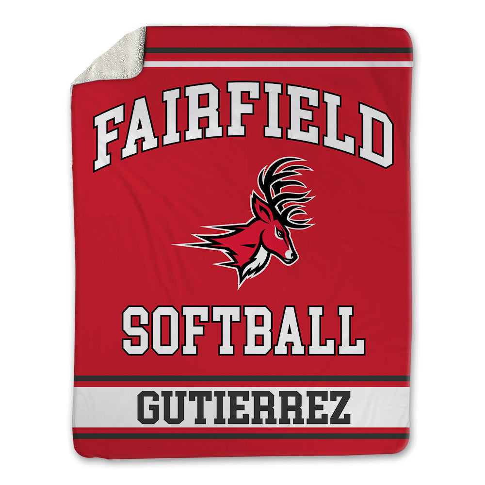 Fairfield - NCAA Softball : Martina Gutierrez - Blanket-0