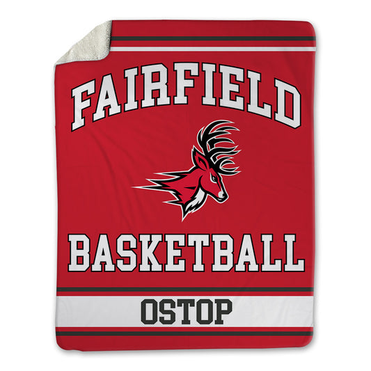 Fairfield - NCAA Men's Basketball : Tanner Ostop - Blanket-0