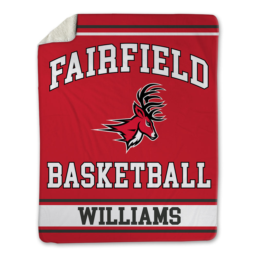 Fairfield - NCAA Men's Basketball : Tony Williams - Blanket-0
