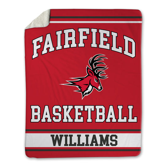 Fairfield - NCAA Men's Basketball : Tony Williams - Blanket-0