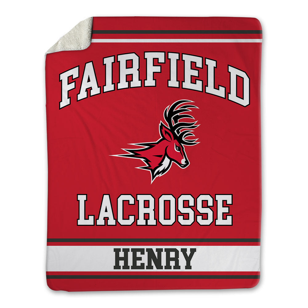 Fairfield - NCAA Women's Lacrosse : Mary Henry - Blanket-0