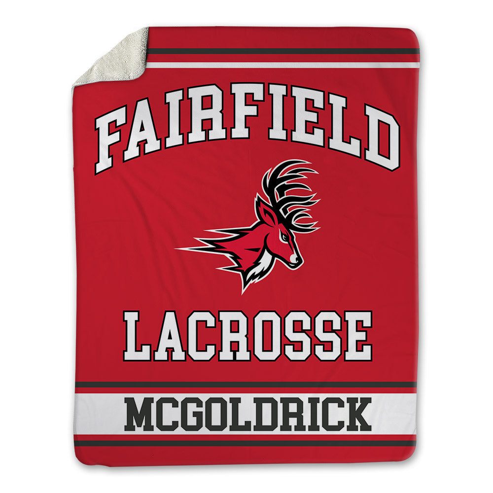 Fairfield - NCAA Men's Lacrosse : PJ McGoldrick - Blanket-0