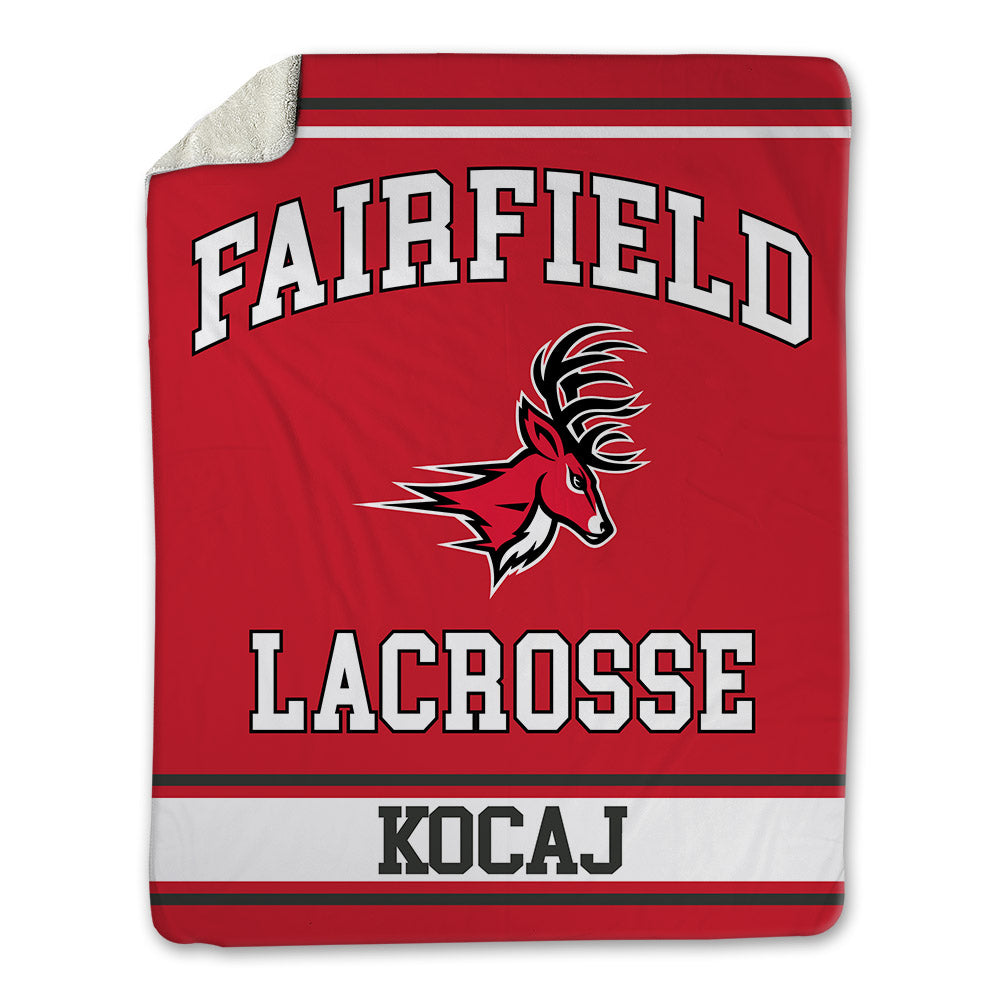 Fairfield - NCAA Women's Lacrosse : Isabel Kocaj - Blanket-0