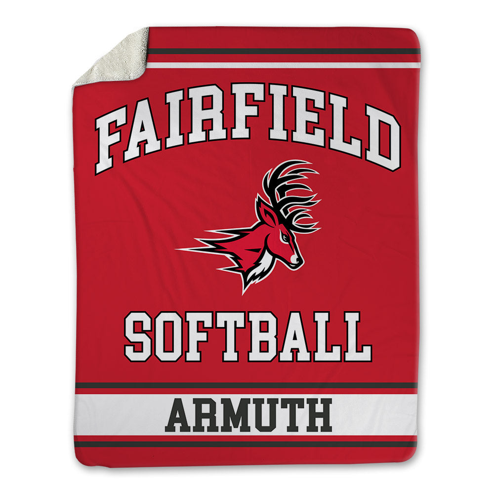 Fairfield - NCAA Softball : Ava Armuth - Blanket-0