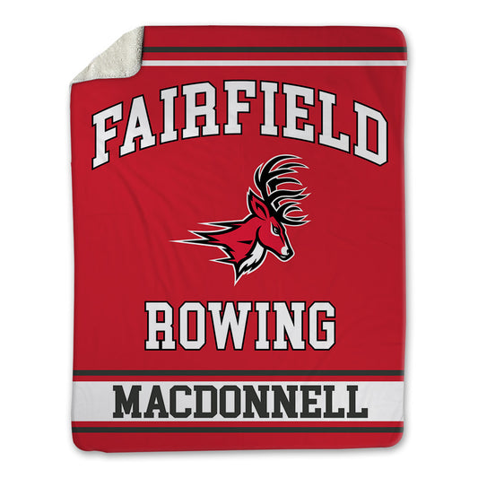 Fairfield - NCAA Men's Rowing : Ryan MacDonnell - Blanket-0