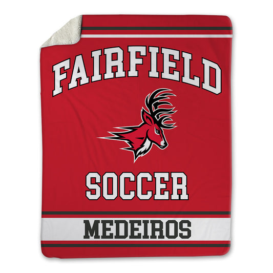 Fairfield - NCAA Men's Soccer : Dylan Medeiros - Blanket-0