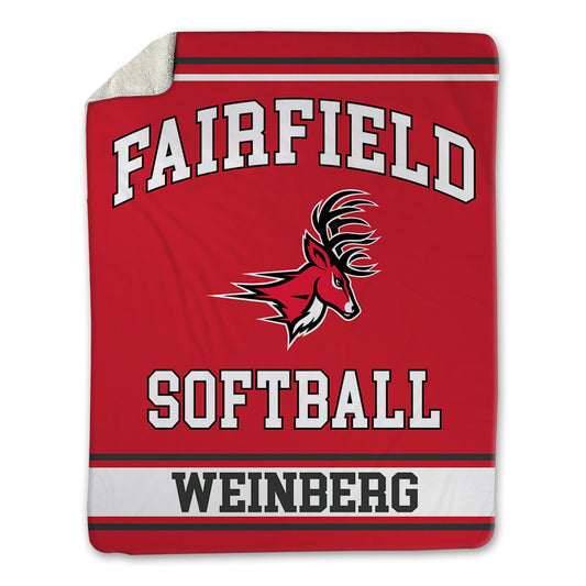 Fairfield - NCAA Softball : Alyssa Weinberg - Blanket-0