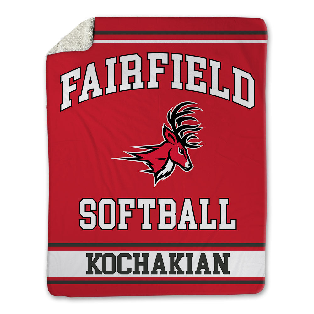 Fairfield - NCAA Softball : Cara Kochakian - Blanket-0