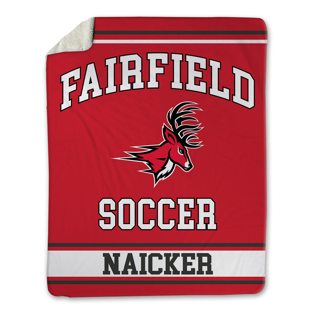 Fairfield - NCAA Men's Soccer : Kris Naicker - Blanket-0