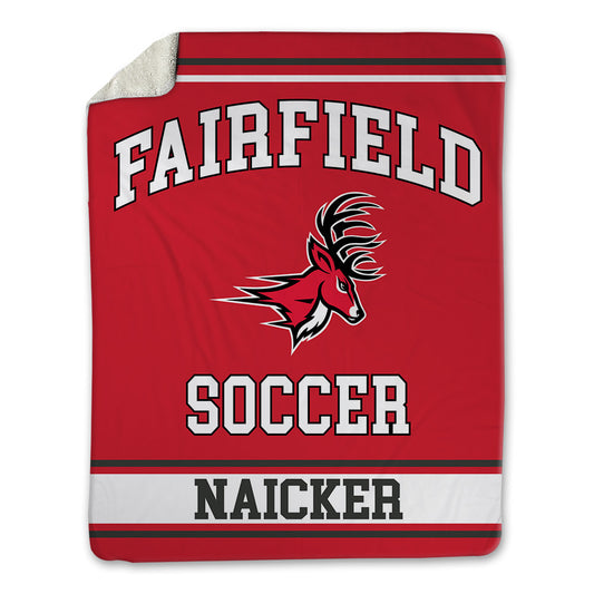 Fairfield - NCAA Men's Soccer : Kris Naicker - Blanket-0