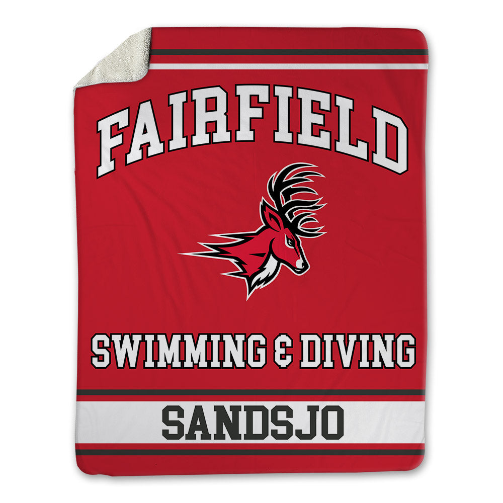 Fairfield - NCAA Women's Swimming & Diving : Tone Sandsjo - Blanket-0