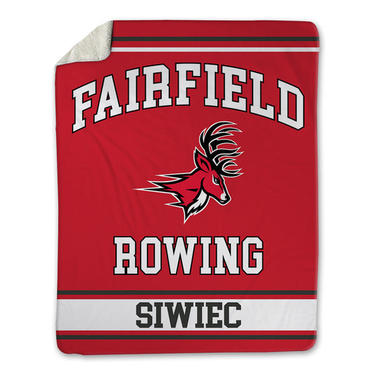 Fairfield - NCAA Men's Rowing : Tyler Siwiec - Blanket-0