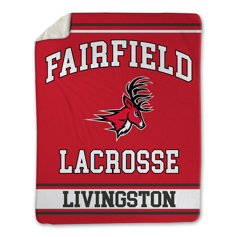 Fairfield - NCAA Men's Lacrosse : Nate Livingston - Blanket-0