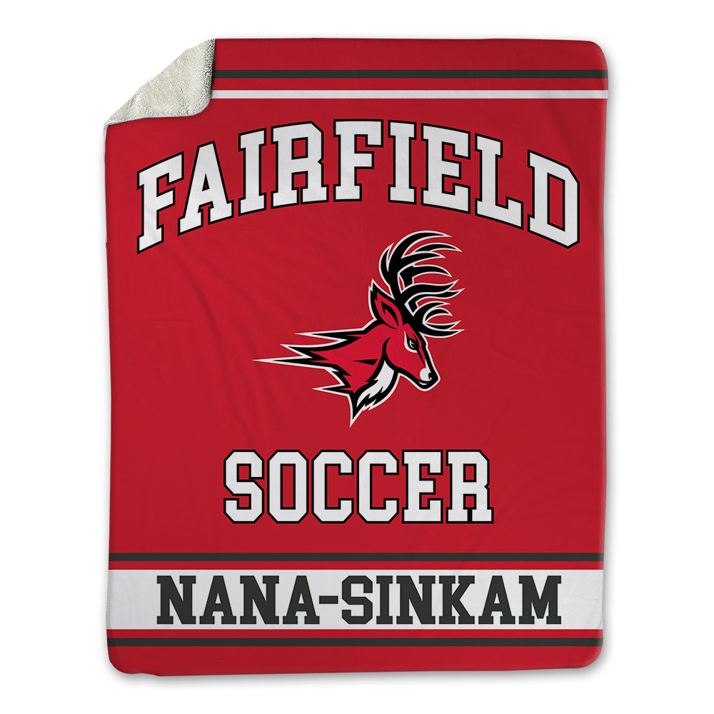 Fairfield - NCAA Men's Soccer : Marques Nana-Sinkam - Blanket-0
