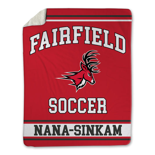 Fairfield - NCAA Men's Soccer : Marques Nana-Sinkam - Blanket-0