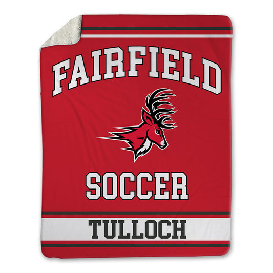 Fairfield - NCAA Men's Soccer : Daunte Tulloch - Blanket-0