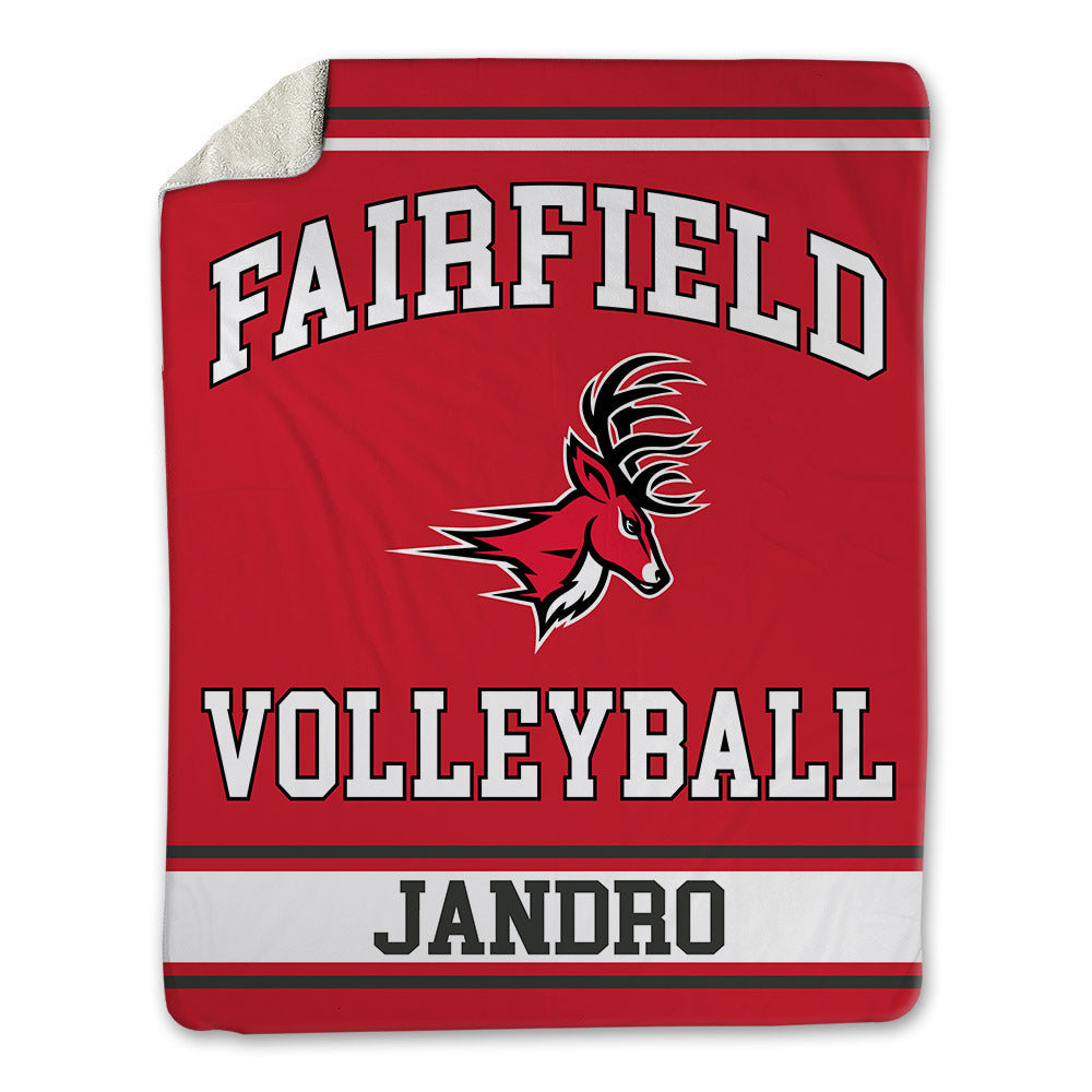 Fairfield - NCAA Women's Volleyball : Abby Jandro - Blanket-0