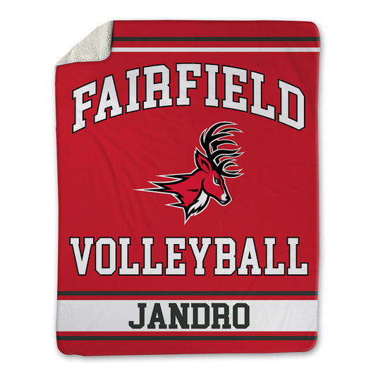 Fairfield - NCAA Women's Volleyball : Abby Jandro - Blanket-0