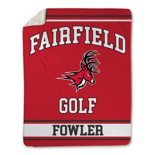 Fairfield - NCAA Women's Golf : Lucille Fowler - Blanket-0