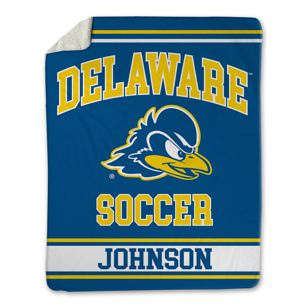 Delaware - NCAA Men's Soccer : Mikey Johnson - Blanket-0