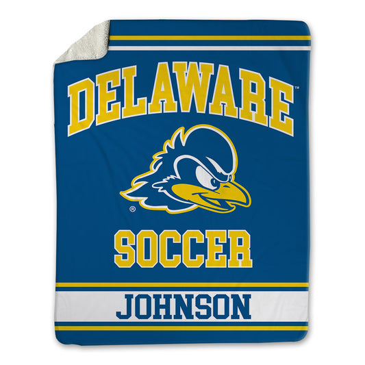 Delaware - NCAA Men's Soccer : Mikey Johnson - Blanket-0