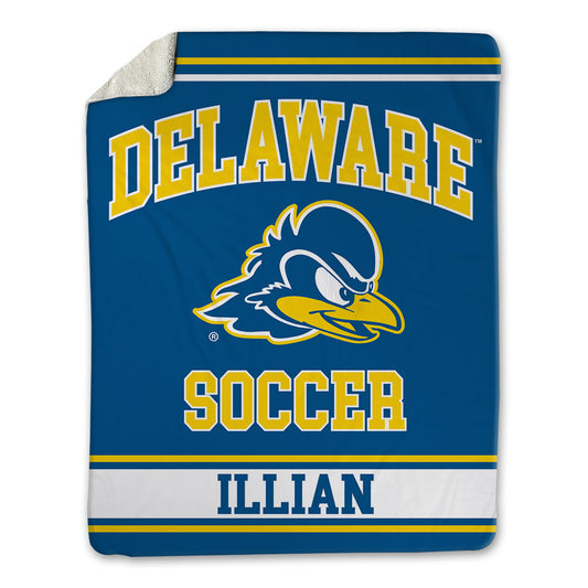 Delaware - NCAA Men's Soccer : Jordan Illian - Blanket-0