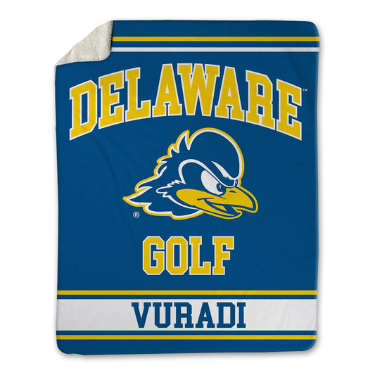 Delaware - NCAA Men's Golf : Aryan Vuradi - Blanket-0
