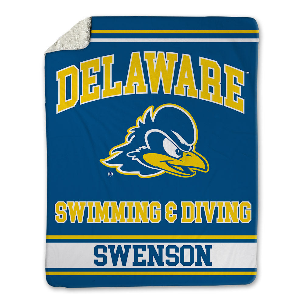 Delaware - NCAA Men's Swimming & Diving : Broder Swenson - Blanket-0