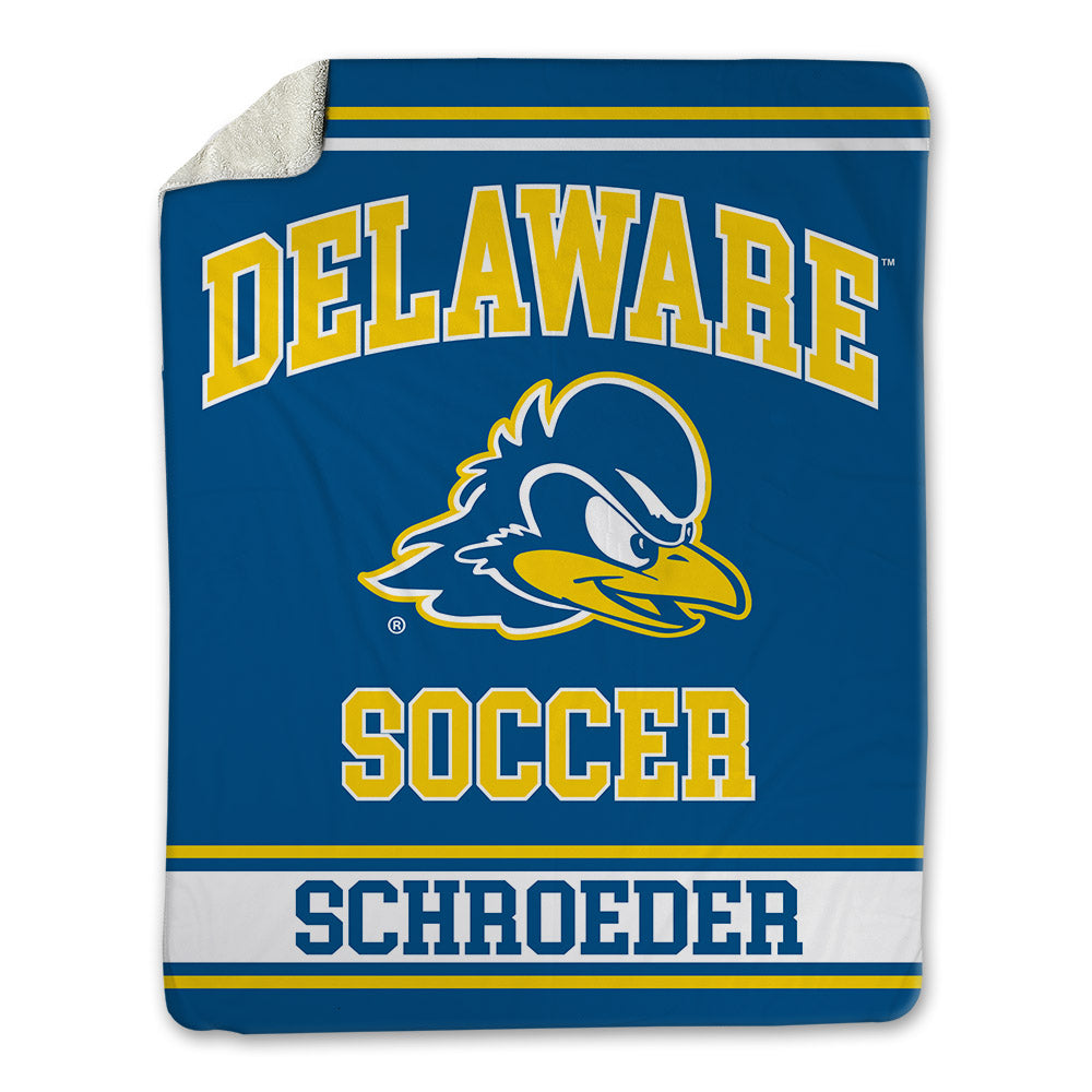 Delaware - NCAA Men's Soccer : Jan Schroeder - Blanket-0